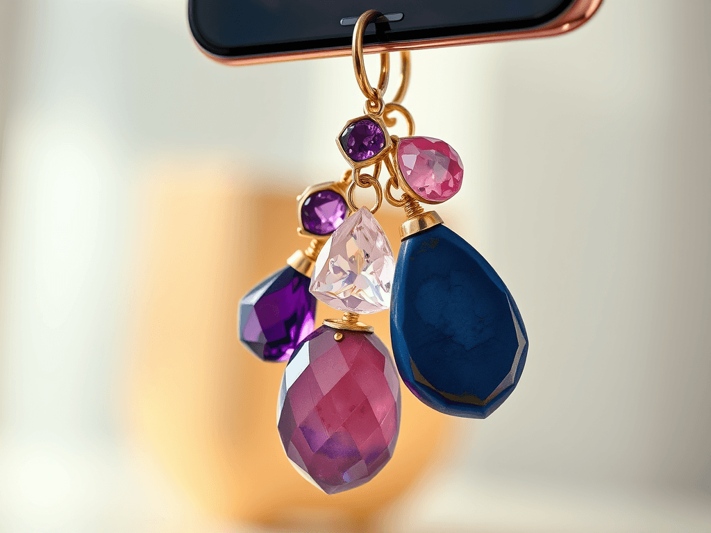 De Magie van Mobielhangers met Edelstenen